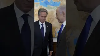 Blinken Meets Israel's Netanyahu in Jerusalem