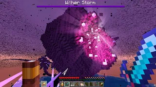 Killed with one click! Wither Storm is the strongest boss in Minecraft