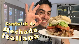 Mechada Italiana. Un sándwich increíble, fácil y delicioso