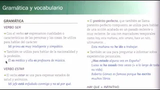 Уроки испанского А2 3.10.  Вкратце: глагол SER и ESTAR; Pretérito Perfecto; HAY QUE , (NO) SE PUEDE