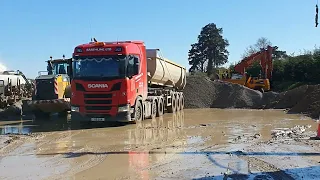 Artic Tipper Stone Delivery (Tight Space) Must Watch