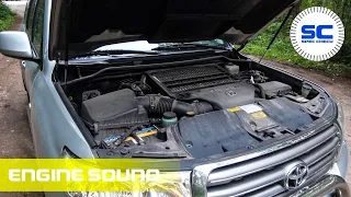 Toyota Land Cruiser 200 V8 4.5 D-4D 235PS Engine Sound TEST