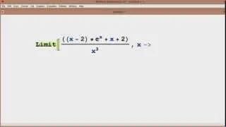 Wolfram Mathematica 9 (Limit Demonstration) #1