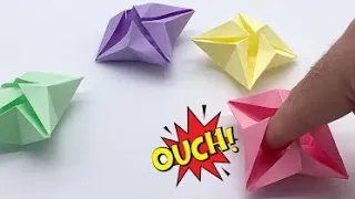 How To Make No Scissors Paper Finger Trap || Origami Fidget Toy || Origami Finger Trap ||