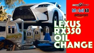 Lexus RX350 Oil Change DIY 2016 2017 2018 2019 2020 2021 2022 models - Motivx