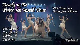 230628 4K 트와이스 TWICE 5th World Tour Chicago Feel Special Cry for Me FANCY The Feels [FANCAM]