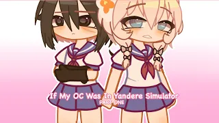 If my OC was in Yandere Simulator | Part 1/10 | TW IN DESC | Gacha Club