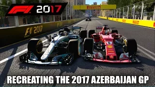 F1 2017 GAME: RECREATING THE 2017 AZERBAIJAN GP