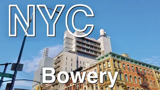 NYC by Area【Bowery】2020 New York Walking Tour, Manhattan Travel Guide ニューヨーク マンハッタン バウリー 観光 旅行 散歩 4K