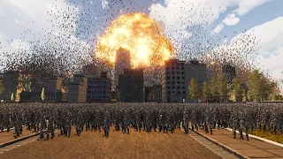 Predators Immune to Nukes? Mandalorians, Nukes & HMG VS Predators! -Ultimate Epic Battle Simulator 2