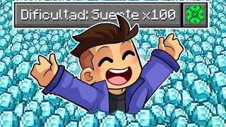 ¡Minecraft PERO TENEMOS MUCHA SUERTE! 😍🤣 HARDY y TROLERO MINECRAFT