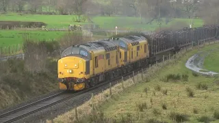 One of the last log Trains from Aberystwyth seen passing Talerddig ,Wales  , 23/12/23