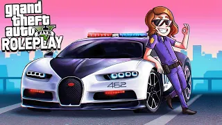 USING A BUGATTI TO PULL PEOPLE OVER - GTA RP