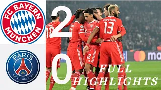 FC Bayern vs PSG  2-0 | Champions League | All Goals and Highlights 08.03.2023 | résumé | resumen |
