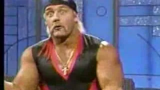 Hulk Hogan on talk show - 1989