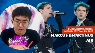 From VietNam - React to Marcus & Martinus - "Air" - Melodifestivalen 2023