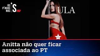 Após pedir liberação das drogas, Anitta desautoriza PT a usar sua imagem