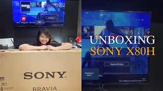 SONY BRAVIA X80H Unboxing | 4K HDR TV Philippines