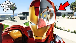Franklin Enter In Ironman Head To Control Mind ! GTA V Avengers