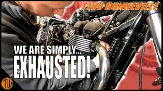 Freddie Dobbs' Bonneville | How Do We Stop This Thing? Exhausted!