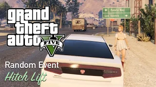 GTA 5 | Random Event | Hitch Lift | Walkthrough [No Commentary]