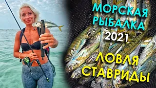 КАК ЛОВИТЬ НА МОРЕ?! МОРСКАЯ РЫБАЛКА В УКРАИНЕ 2021! Ловля ставриды на Черном море с берега на силик