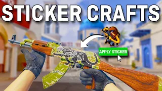 The BEST CS2 Sticker Crafts After NEW UPDATE! (INSANE STICKER COMBOS)