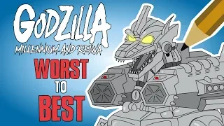 RANKING the Godzilla Millennium Series - MechaGodzilla (Kiryu) SPEED ART