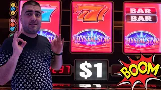 I Won PROGRESSIVE JACKPOT On Crystal Star Slot Machine