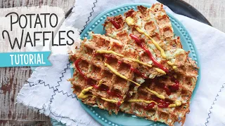 Crispy Potato Waffle Tutorial  / Oil Free / Potato Reset Recipe