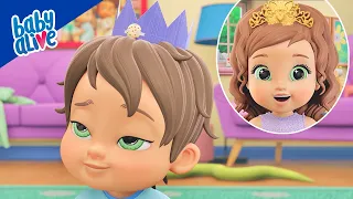 Princesa por un día 👑👶 BABY ALIVE Oficial NUEVOS EPISODIOS 👑👶 Dibujos animados para niños