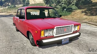 Лада Седан Баклажан В GTA V