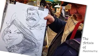 Artists of Montmartre | Paris | France|Caricature | Sacre-Coeur|