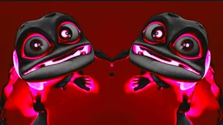 crazy frog | black & red inverted color fx | mirror | weird audio & visual effects | ChanowTv