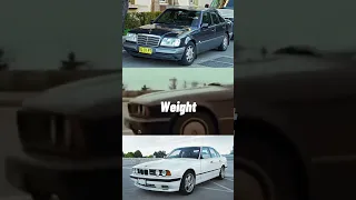 BMW E34 530i vs Mercedes W124 E320