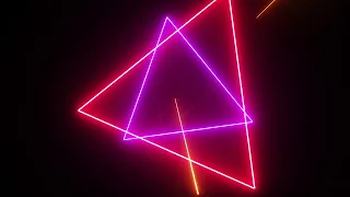 VJ LOOP NEON - Abstract Background Video 4k - vj loop 4k - Colorful Triangle Background - hd