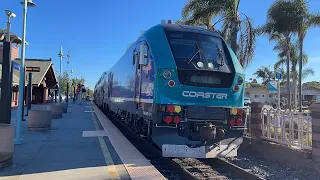 A day of railfanning Oceanside , Carlsbad Village, Fullerton, and Norwalk/Santa Fe Springs ￼￼