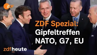 Gipfeltreffen von Nato, EU und G7 zu Russlands Krieg gegen die Ukraine | ZDFspezial