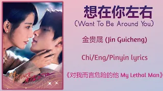 想在你左右 (Want To Be Around You) - 金贵晟 (Jin Guicheng)《对我而言危险的他 My Lethal Man》Chi/Eng/Pinyin lyrics