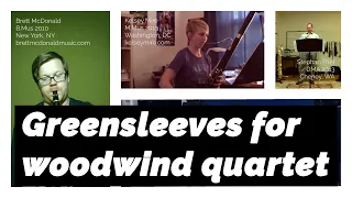 Greensleeves - Woodwind Quartet by Brett McDonald