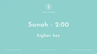 Sanah - 2:00 (Karaoke/Instrumental) Higher Key