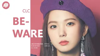 How would CLC sing BEWARE by IZ*ONE | Line Distribution