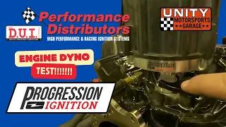 HEI Distributor DYNO TEST: Progression Ignition VS. DUI Davis Unified Ignition. WHO WINS??