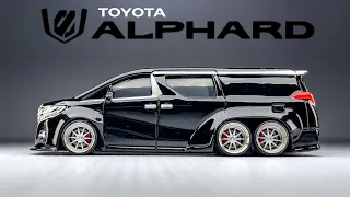 Luxurious Clean Toyota Alphard 6 Wheeler Tomica Custom