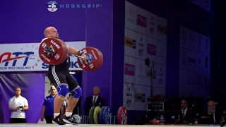 Mart Seim (105+) - 180kg Snatch @ 2017 European Championships