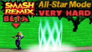 Smash Remix - All-Star Mode Gameplay with Sheik (VERY HARD)