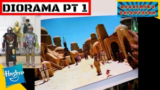 STAR WARS DIORAMA SET UP PART 1 more TANTIVE IV PLAYSET and UNBOXING THE MANDALORIAN RETRO