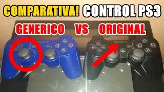Vídeo COMPARATIVA Control PS3 ORIGINAL vs GENÉRICO (Pirata Copia Chino)