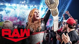 Becky Lynch celebrates her Women’s World Title victory: Raw highlights, April 22, 2024