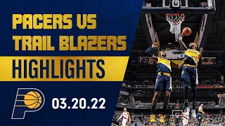 Indiana Pacers Highlights vs Portland Trail Blazers | March 20, 2022